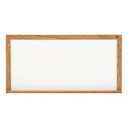 5' High Magnetic Markerboard w/ Wood Frame & Tray